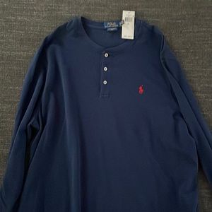 Navy Blue Henley - Ralph Lauren
